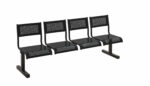 Create BM93: Barrett Beam Seating - 2,3,4 & 5 options - Metal Seats-36896
