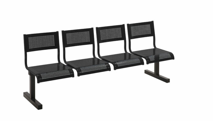 Create BM93: Barrett Beam Seating - 2,3,4 & 5 options - Metal Seats-36896