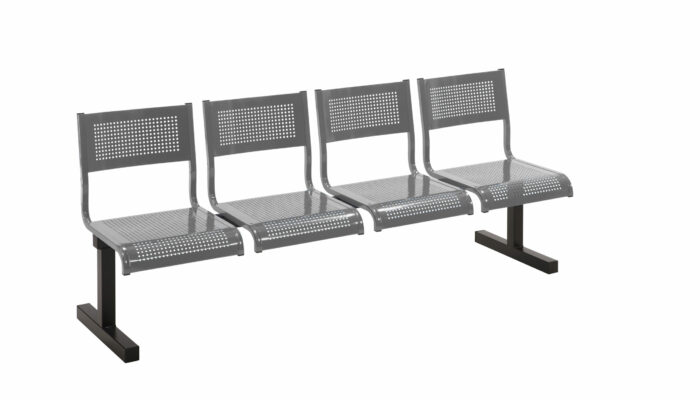 Create BM93: Barrett Beam Seating - 2,3,4 & 5 options - Metal Seats-36897