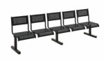 Create BM93: Barrett Beam Seating - 2,3,4 & 5 options - Metal Seats-36902