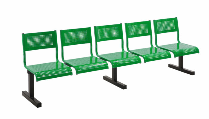 Create BM93: Barrett Beam Seating - 2,3,4 & 5 options - Metal Seats-36905