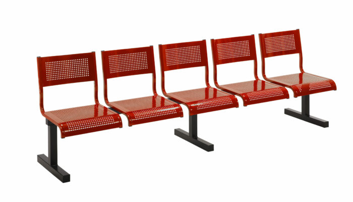 Create BM93: Barrett Beam Seating - 2,3,4 & 5 options - Metal Seats-36904