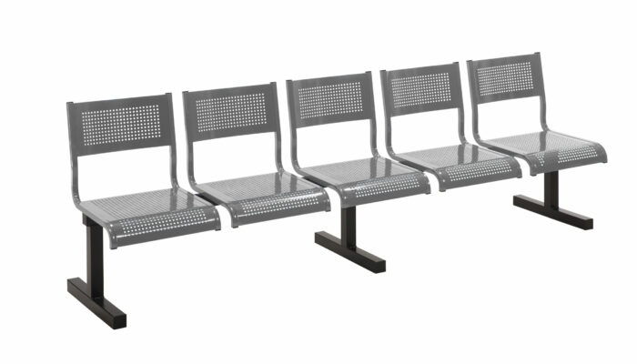 Create BM93: Barrett Beam Seating - 2,3,4 & 5 options - Metal Seats-36899