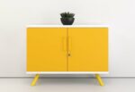Elite Flare 2 Door Boardroom Storage Unit - 2 Size Options and Multiple Colour Options-38189