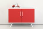 Elite Flare 2 Door Boardroom Storage Unit - 2 Size Options and Multiple Colour Options-38191