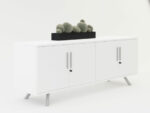 Elite Flare 4 Door Boardroom Storage Unit - 2 Size Options and Multiple Colour Options-38206