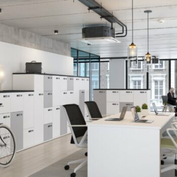 Elite Modular Locker Unit with 4x Individual Doors - Multiple Colour and Lock Options-0