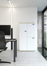 Elite Modular Locker Unit with 2x Individual Doors - Multiple Colour and Lock Options-38343