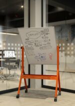 Elite Mobile Portrait Whiteboard Unit-37174