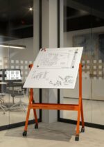 Elite Mobile Portrait Whiteboard Unit-37178