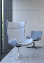 Elite Myla High Back Fully Upholstered Chair with 4 Star Base-36912