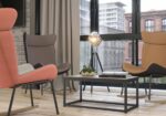 Elite Myla High Back Fully Upholstered Rocker Chair-36928