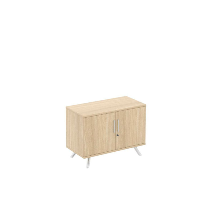 Elite Flare 2 Door Boardroom Storage Unit - 2 Size Options and Multiple Colour Options-0