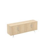 Elite Flare 4 Door Boardroom Storage Unit - 2 Size Options and Multiple Colour Options-0