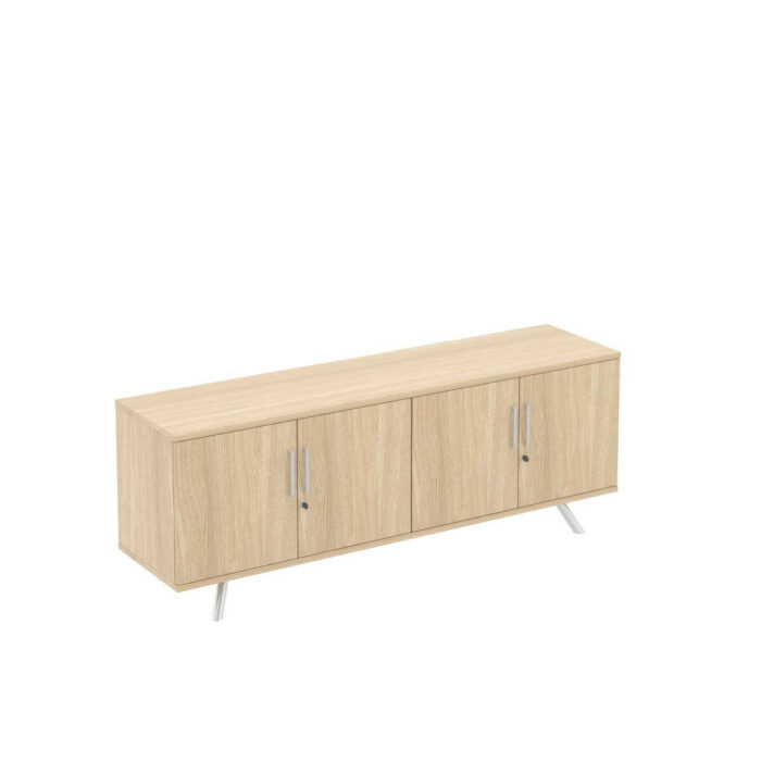 Elite Flare 4 Door Boardroom Storage Unit - 2 Size Options and Multiple Colour Options-0