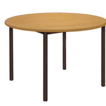 Metalliform circular Antique Meeting Room Table -0