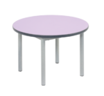 Metalliform Communal Space Table Circular Duraform edge-0