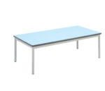 Metalliform Communal Space Table Rectangular MDF edge-0
