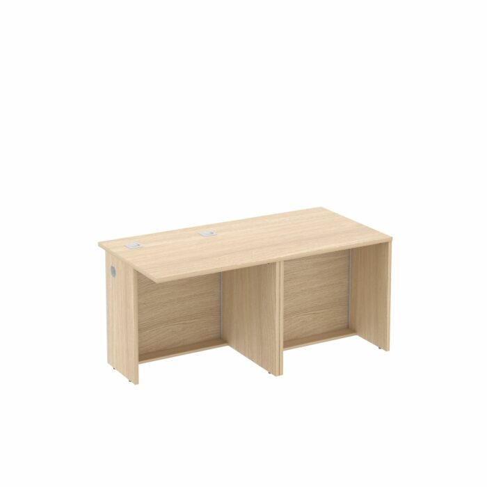 Elite Connect Rectangular Reception Workstation with Inset Leg and Accessibility Section - 3 Size Options and 10 Colour Options-0