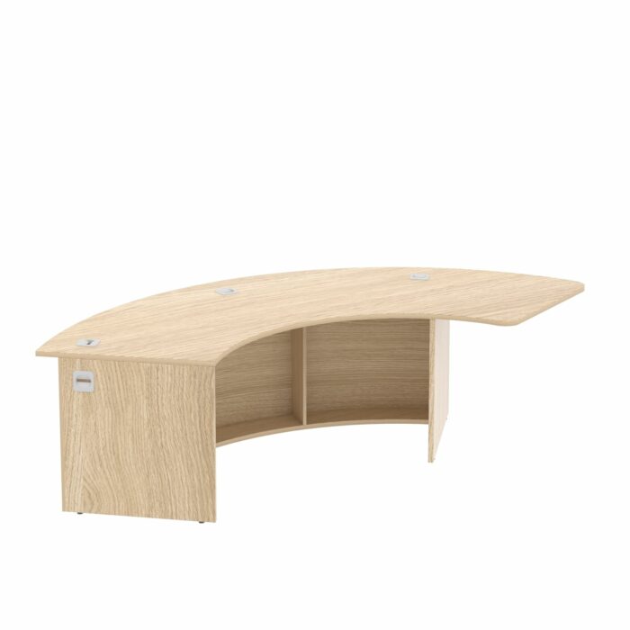 Elite Connect Curved Reception Workstation with Accessibility Extension - 2 Size Options 10 Colour Options-0