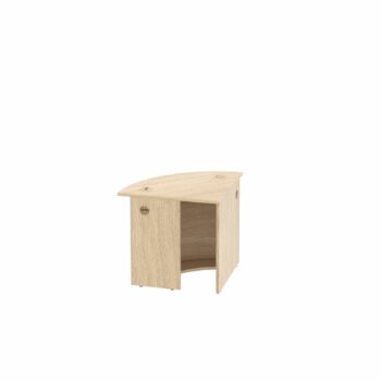 Elite Connect Corner Reception Workstation with Inset Leg (Left Leg) - 10 Colour Options-0