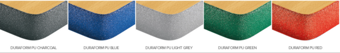 Metalliform Crushed Bent Trapezoidal Table Duraform edge-37605