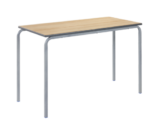 Metalliform Crushed Bent Rectangular Table MDF edge-0