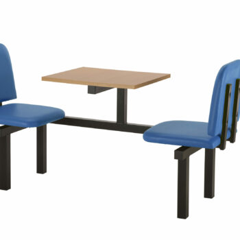 Create CU94 :Oscar - Upholstered Fast Food Units Bench 2,4 or 6 seat-0