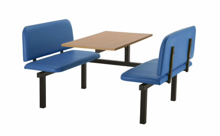 Create CU94 :Oscar - Upholstered Fast Food Units Bench 2,4 or 6 seat-36702