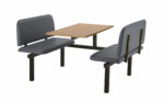 Create CU94 :Oscar - Upholstered Fast Food Units Bench 2,4 or 6 seat-36703