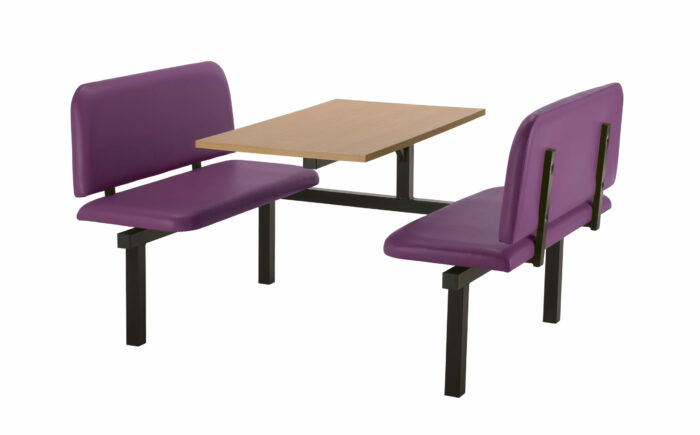 Create CU94 :Oscar - Upholstered Fast Food Units Bench 2,4 or 6 seat-36708