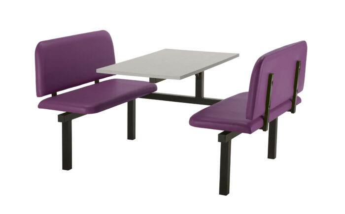 Create CU94 :Oscar - Upholstered Fast Food Units Bench 2,4 or 6 seat-36713