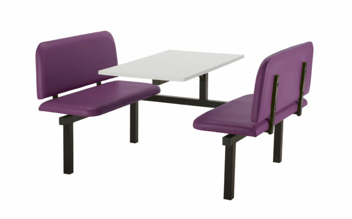 Create CU94 :Oscar - Upholstered Fast Food Units Bench 2,4 or 6 seat-36706