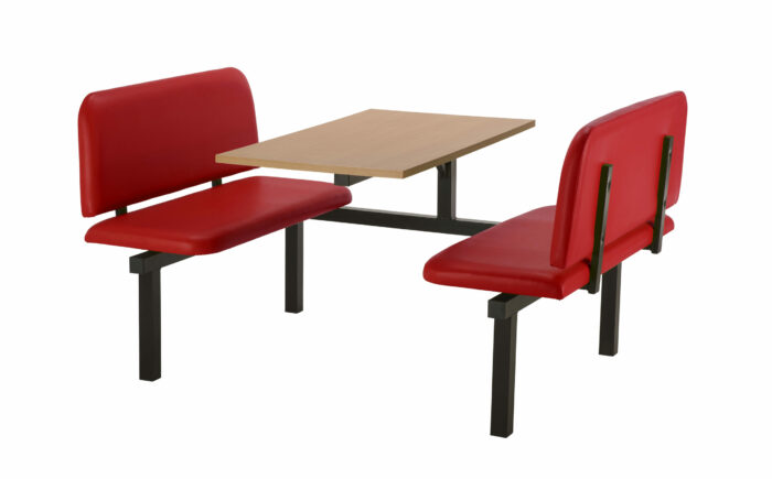 Create CU94 :Oscar - Upholstered Fast Food Units Bench 2,4 or 6 seat-36711
