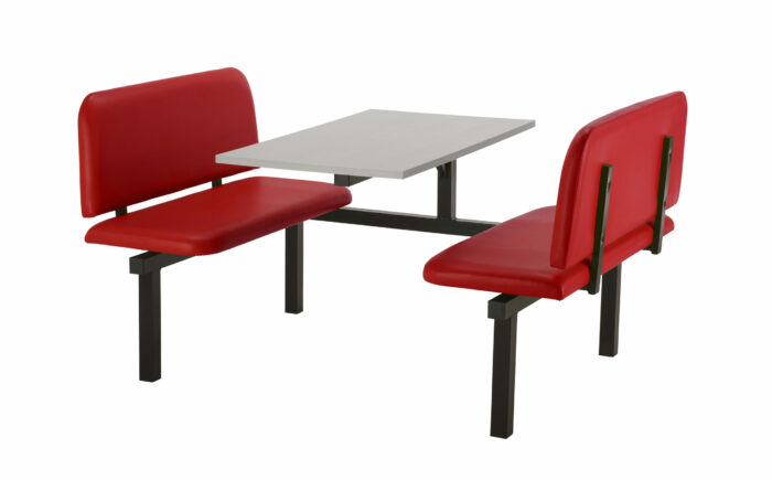 Create CU94 :Oscar - Upholstered Fast Food Units Bench 2,4 or 6 seat-36712