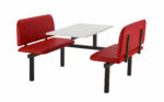 Create CU94 :Oscar - Upholstered Fast Food Units Bench 2,4 or 6 seat-36716