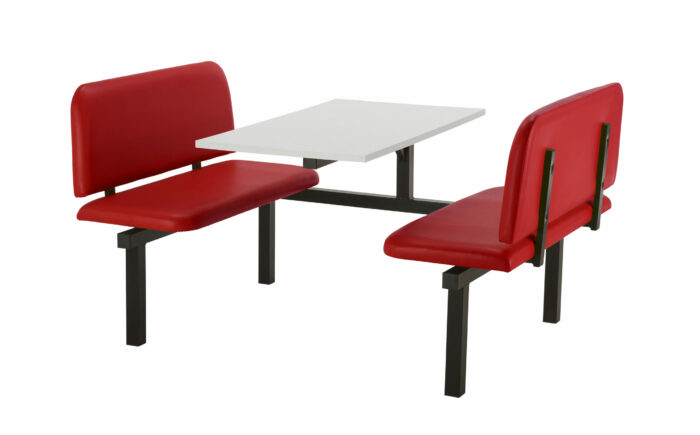 Create CU94 :Oscar - Upholstered Fast Food Units Bench 2,4 or 6 seat-36716