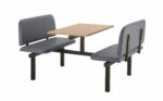 Create CU94 :Oscar - Upholstered Fast Food Units Bench 2,4 or 6 seat-36725