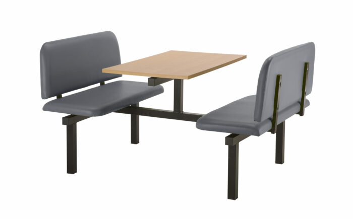 Create CU94 :Oscar - Upholstered Fast Food Units Bench 2,4 or 6 seat-36725