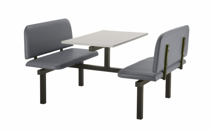 Create CU94 :Oscar - Upholstered Fast Food Units Bench 2,4 or 6 seat-36720