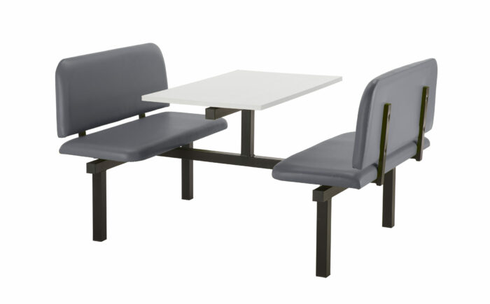 Create CU94 :Oscar - Upholstered Fast Food Units Bench 2,4 or 6 seat-36719