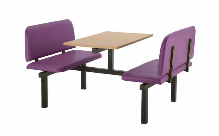Create CU94 :Oscar - Upholstered Fast Food Units Bench 2,4 or 6 seat-36722