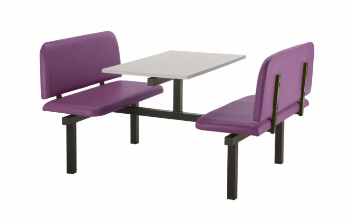 Create CU94 :Oscar - Upholstered Fast Food Units Bench 2,4 or 6 seat-36731