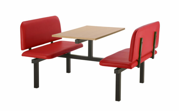 Create CU94 :Oscar - Upholstered Fast Food Units Bench 2,4 or 6 seat-36726