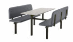Create CU94 :Oscar - Upholstered Fast Food Units Bench 2,4 or 6 seat-36763