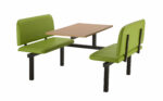 Create CU94 :Oscar - Upholstered Fast Food Units Bench 2,4 or 6 seat-36715
