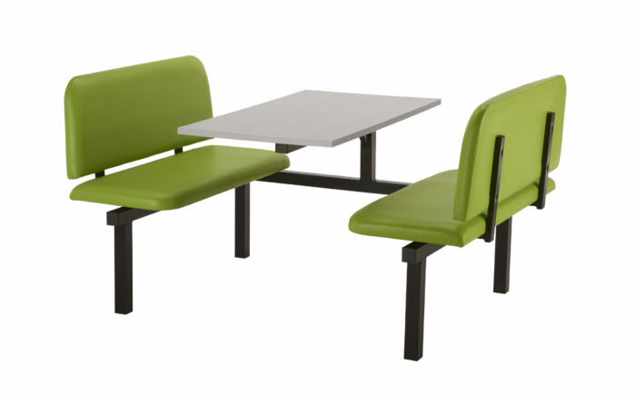 Create CU94 :Oscar - Upholstered Fast Food Units Bench 2,4 or 6 seat-36724