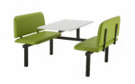 Create CU94 :Oscar - Upholstered Fast Food Units Bench 2,4 or 6 seat-36714