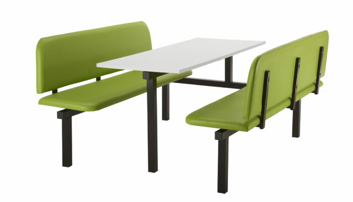 Create CU94 :Oscar - Upholstered Fast Food Units Bench 2,4 or 6 seat-36744