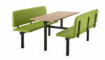 Create CU94 :Oscar - Upholstered Fast Food Units Bench 2,4 or 6 seat-36772